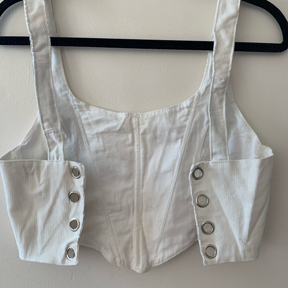 Handmade AG corduroy corset - Picture 3 of 6